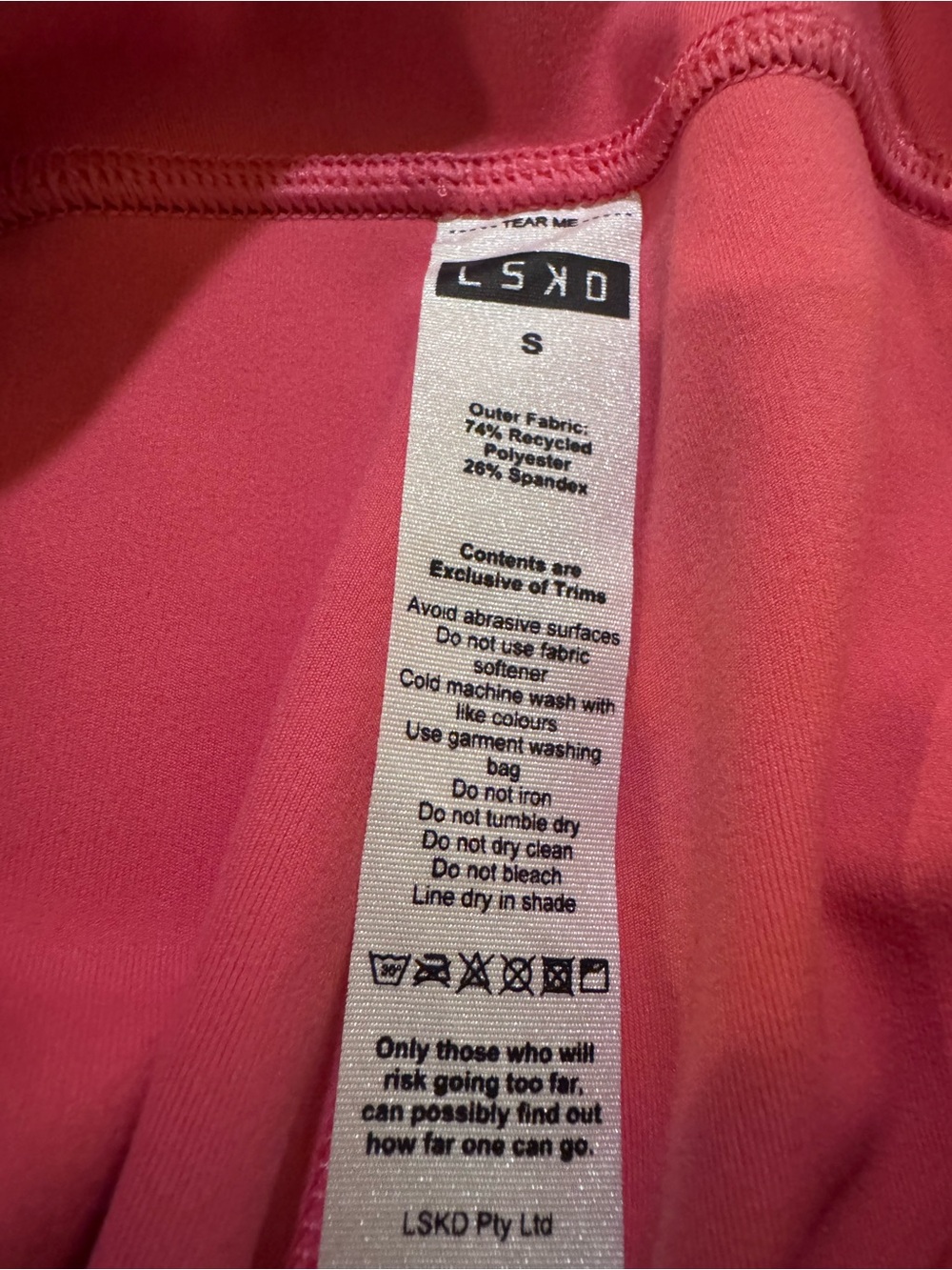 LSKD fusion Women's High-Rise Pink Shorts - Picture 5 of 7